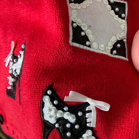 Vintage sequinned cardigan the collective works of Berek by Takako Sakon - Picture 7 of 15